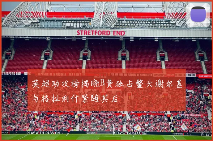 英超助攻榜揭晓B费独占鳌头谢尔基与格拉利什紧随其后