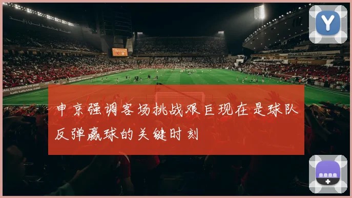申京强调客场挑战艰巨现在是球队反弹赢球的关键时刻